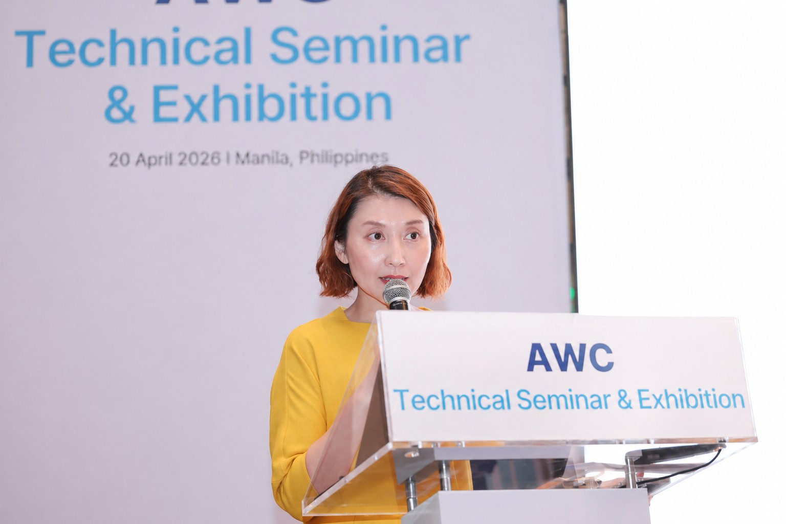 Jihee Won at AWC Technical Seminar, Manila 2026